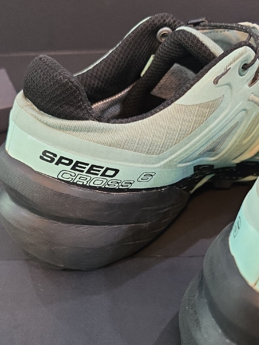 Salomon Speed Cross 6 Gore-Tex Women’s Mint Green Trail Shoes Size 9 - Picture 9 of 9